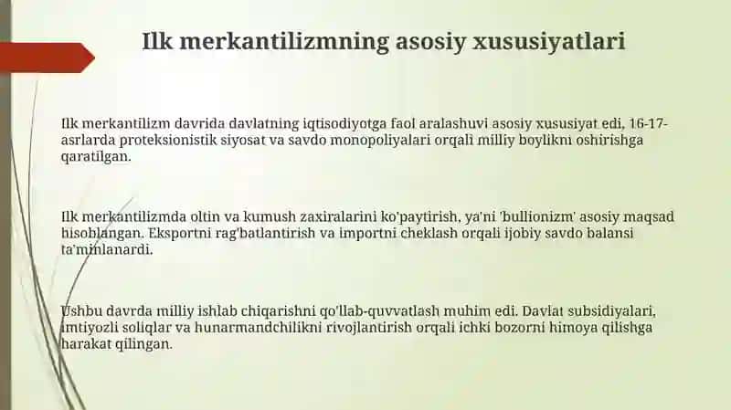 Ilk merkantalizm 3