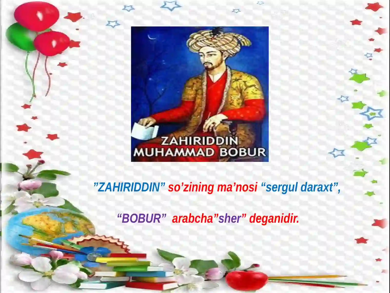 Zahiriddin Muhammad Bobur 3