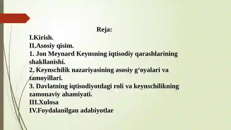 Jon Meynard Keyns va Keynschilik: Makroiqtisodiyot va Davlatning Iqtisodiyotdagi Roli 3