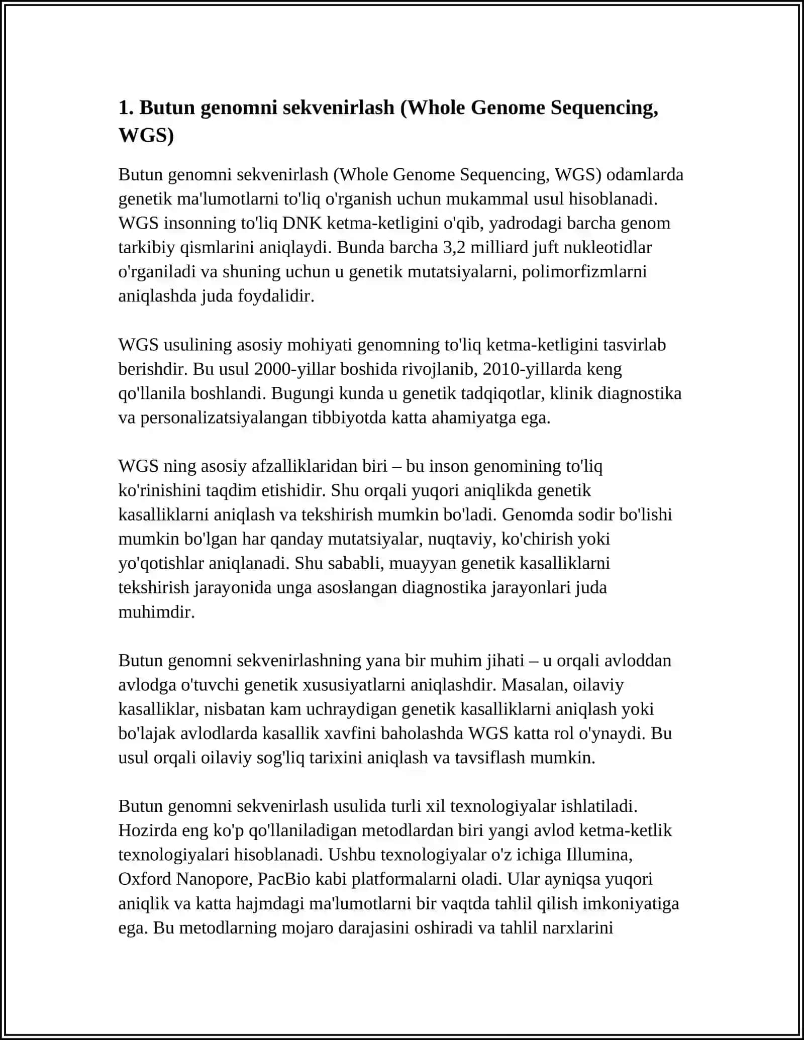 ODAM GENETIKASINING HOZIRGI ZAMON USULLARI 3