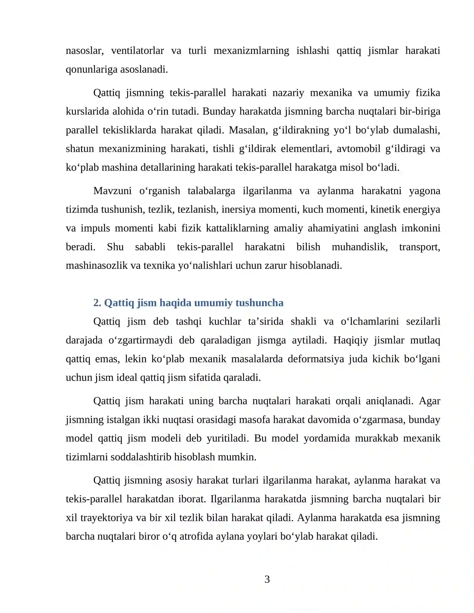 Qattiq jismning tekis-parallel harakati 3