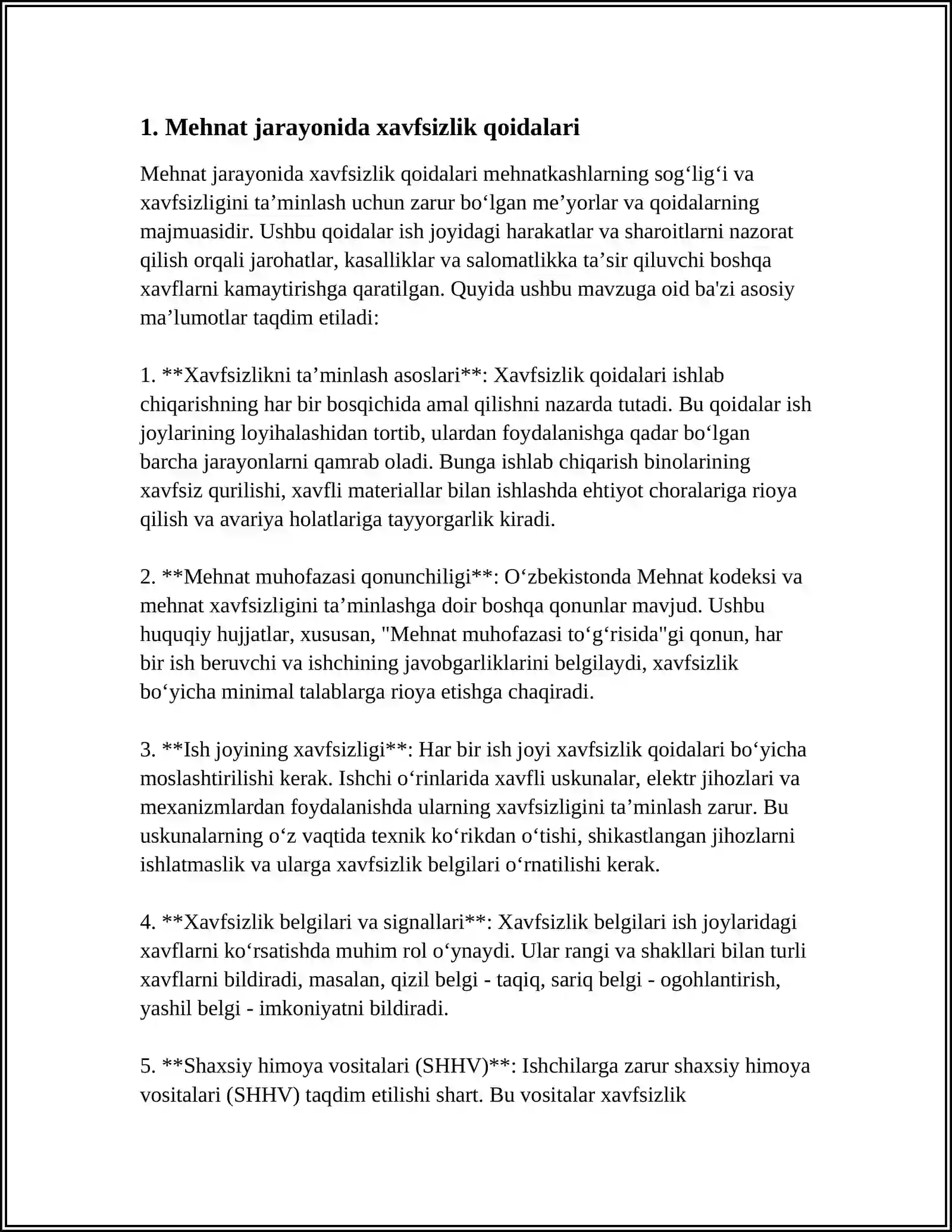 MEHNAT JARAYONIDA JAROHATLANISH VA KASB KASALLIGI SABABLARINI TAHLIL QILISH 3