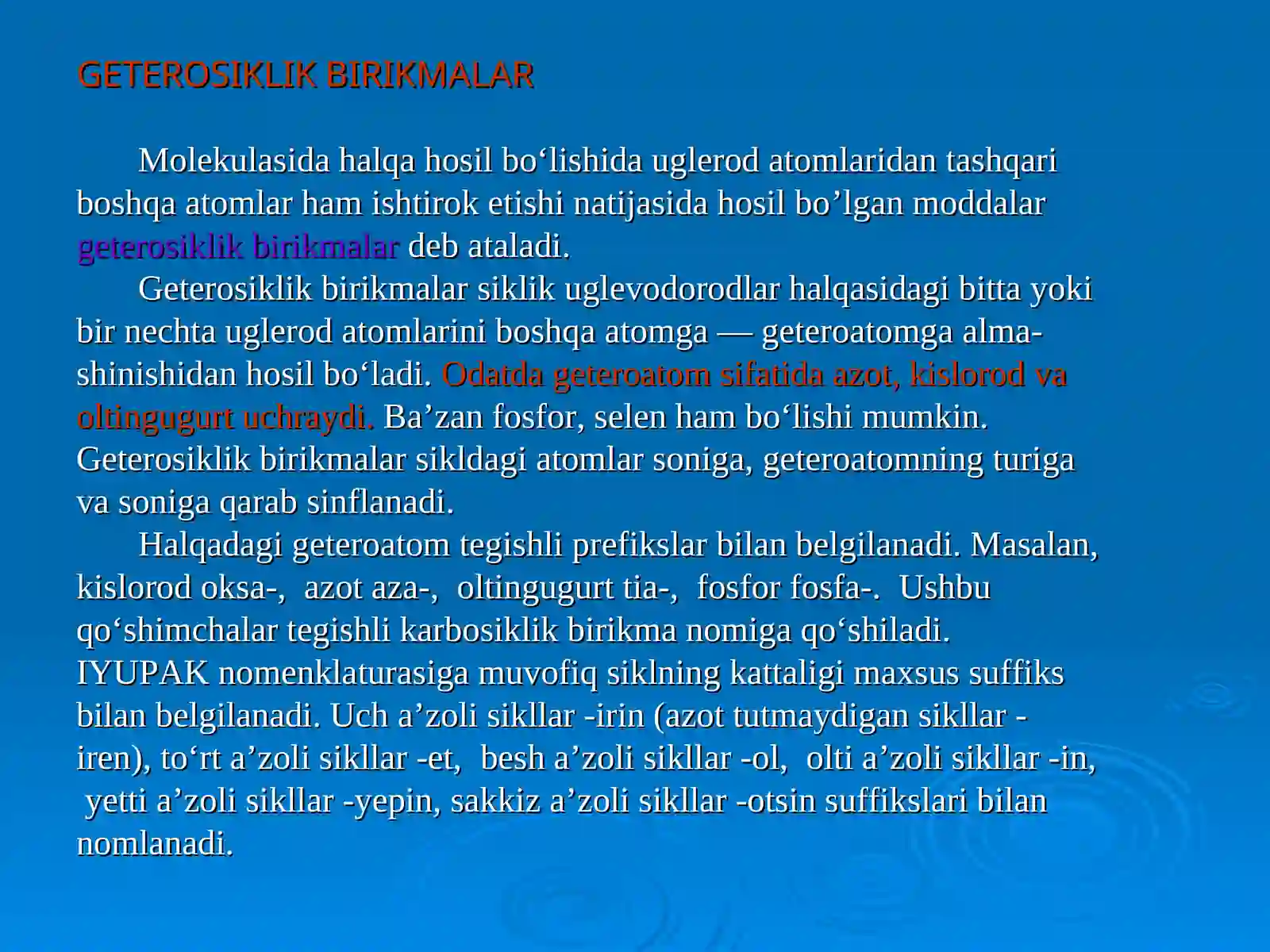 Xinolin va uning xosilalari 3
