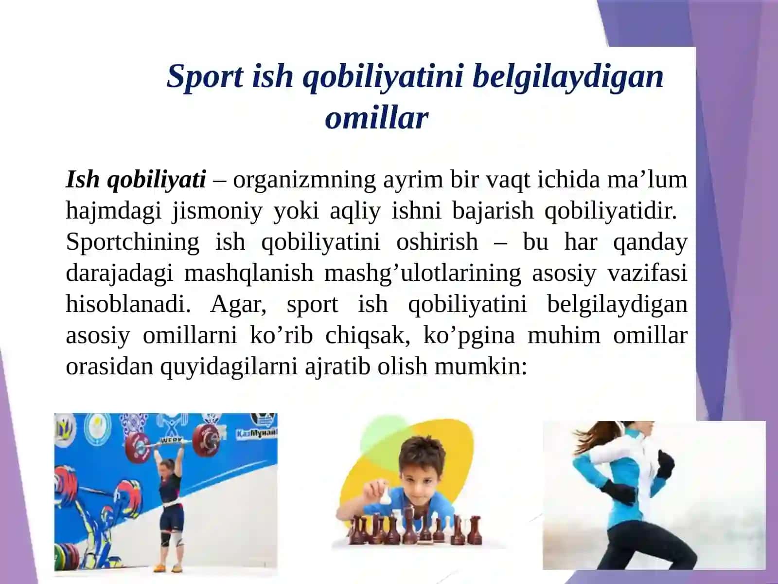 Sportishqobiliyatining biokimyoviy omillari 3