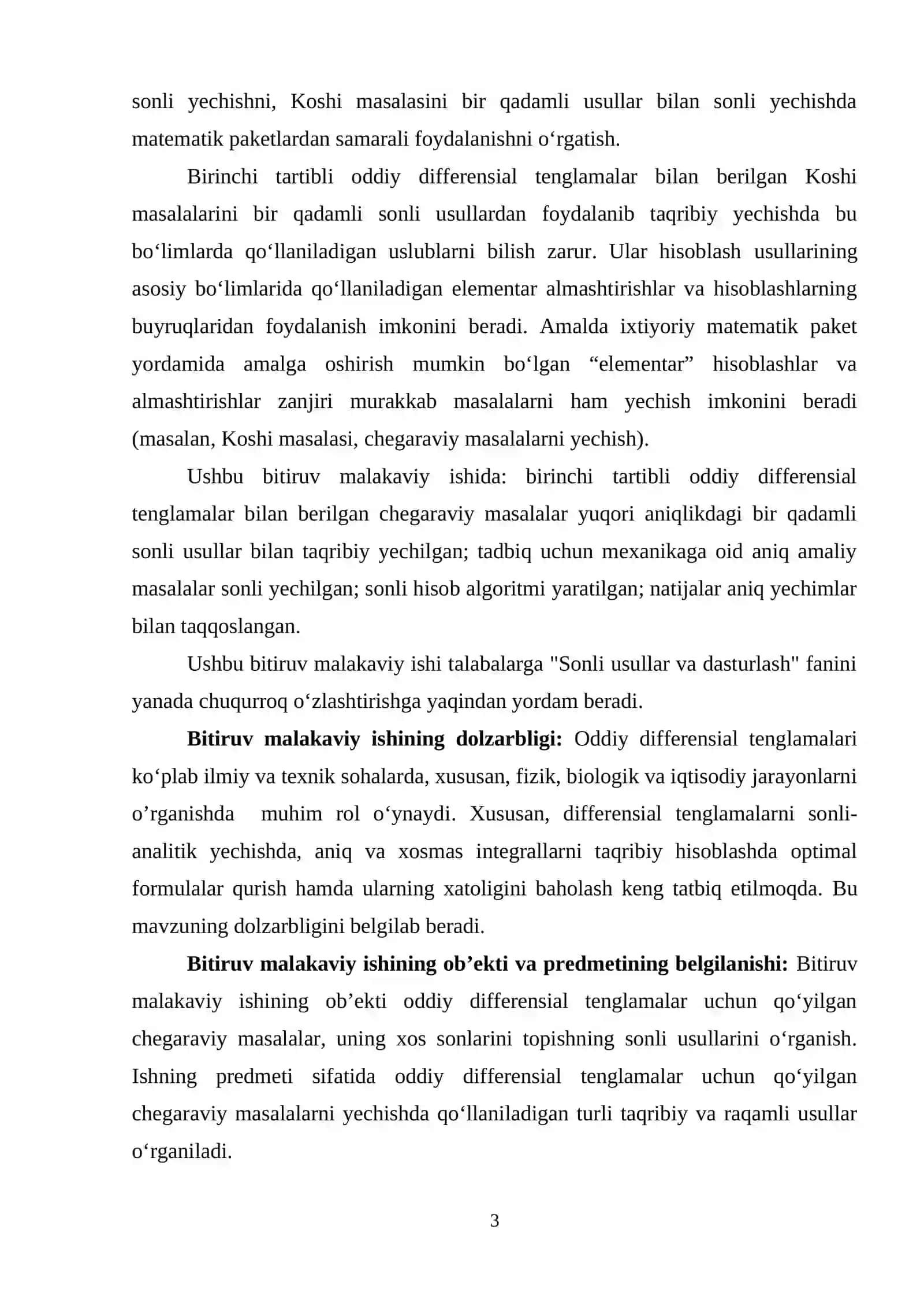 Oddiy differensial tenglamalar 3