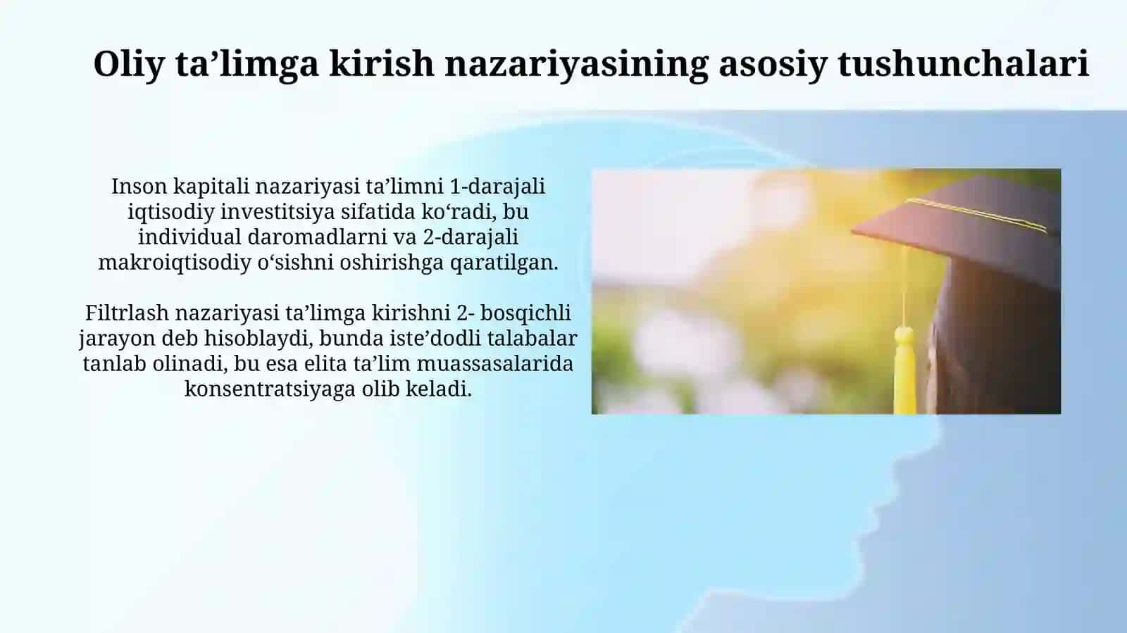 Òyin va ta'limga kirish nazaryasi 3