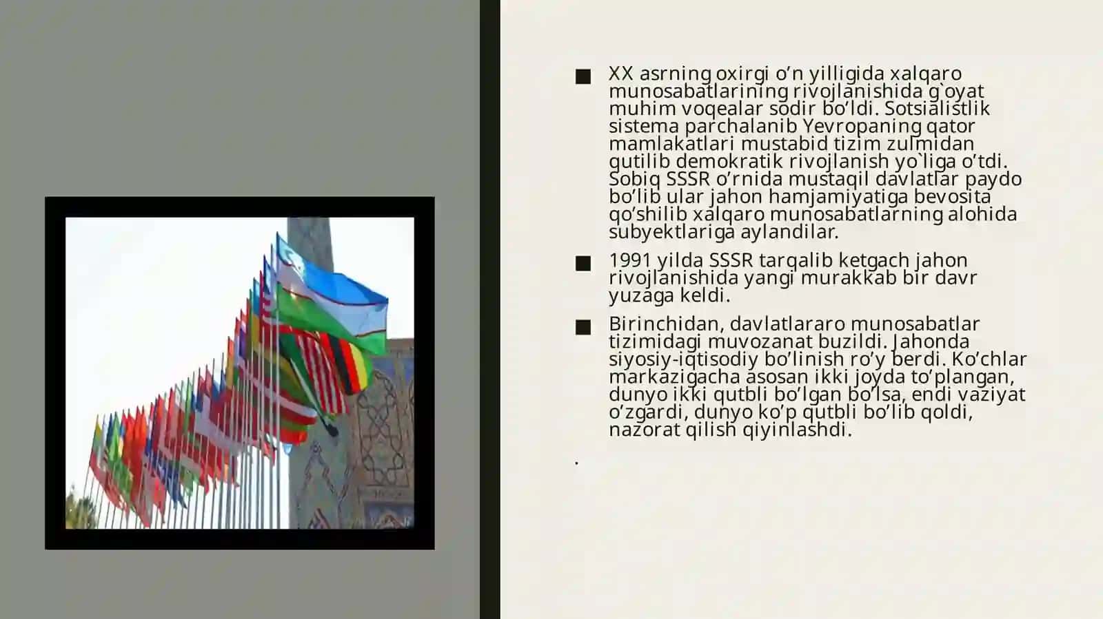 O’zbekiston va jahon, davlat boshqaruvi tizimi 3
