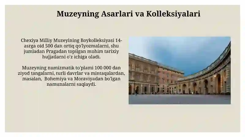 Chexiya Milliy Muzeyi 3
