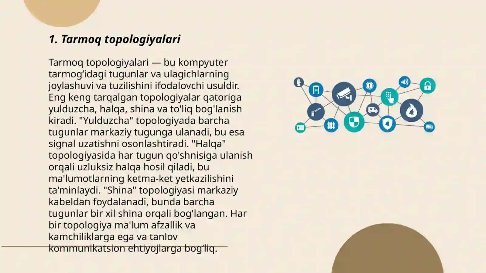 Tarmoq topologiyalari 3