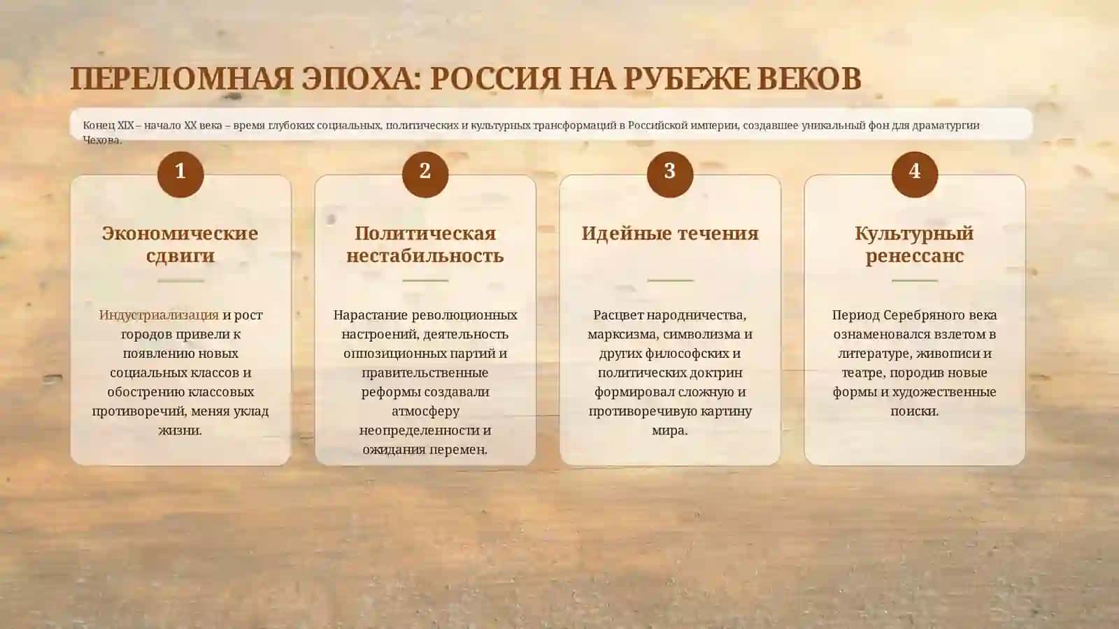 Художественные особенности драматургии Чехова 3