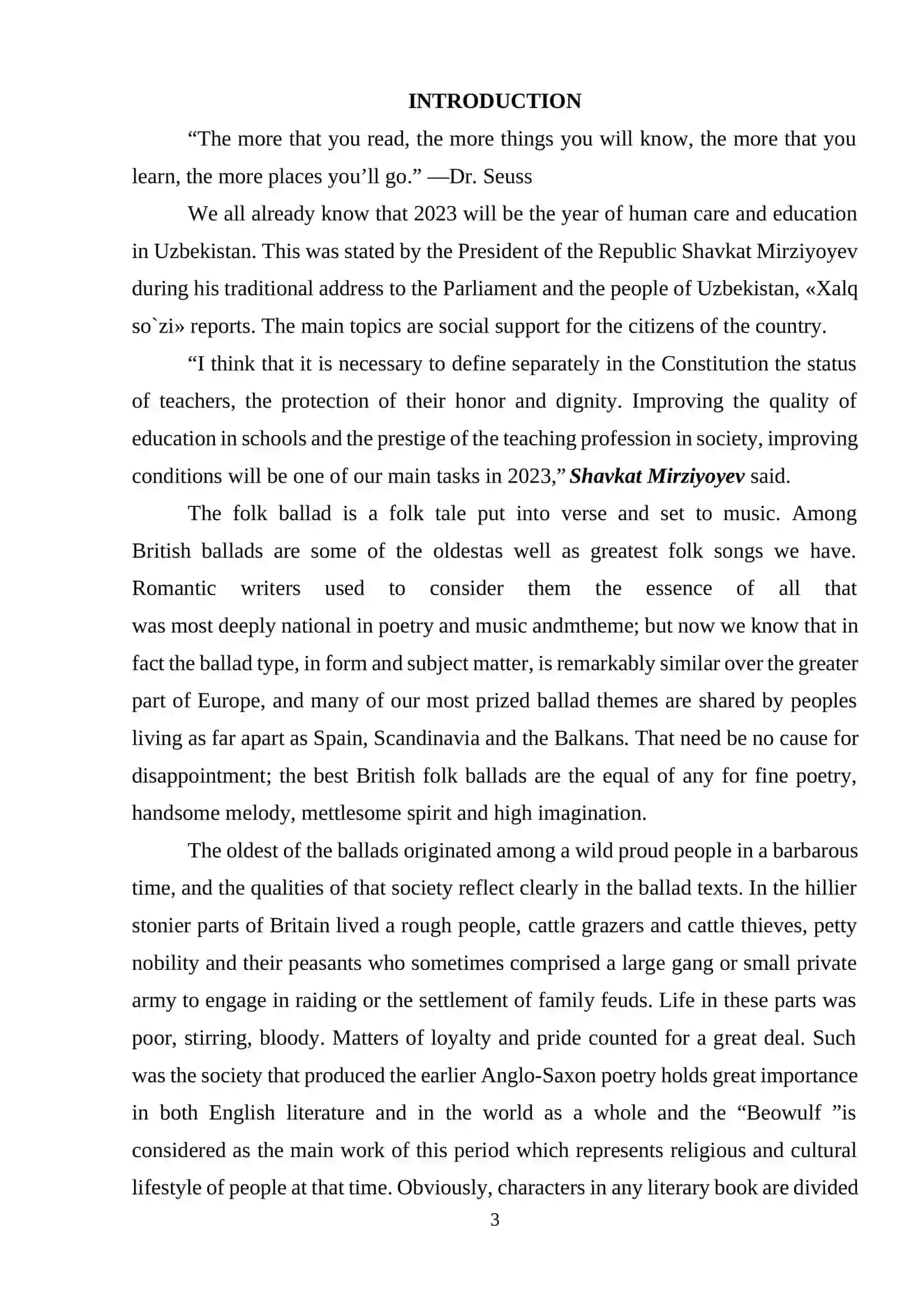 Navoi University Course Paper 3