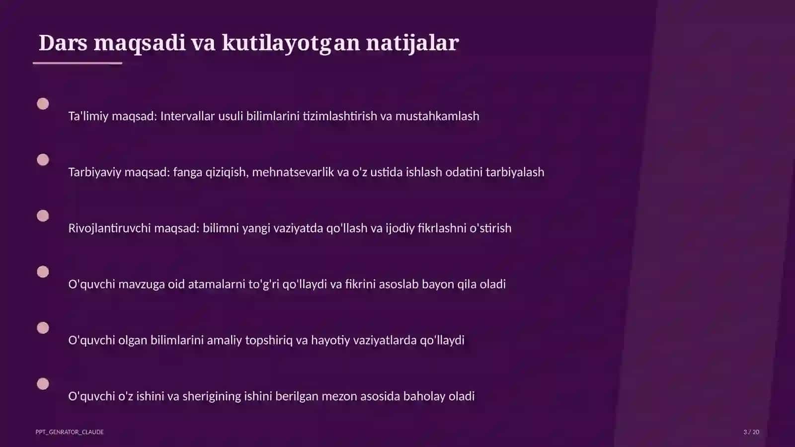 Intervallar usuli (9-sinf) 3