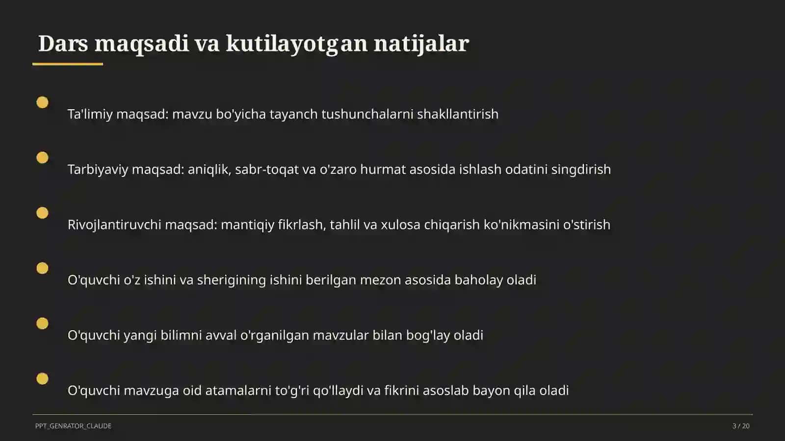 O'qituvchilar uchun: pedagogika va o'qitish metodikasi 3