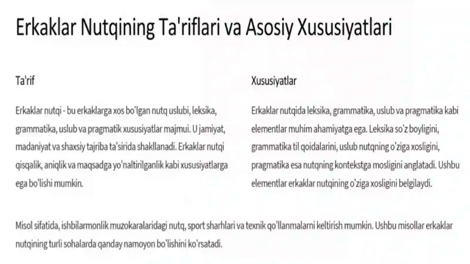Erkakalar nutqi 3