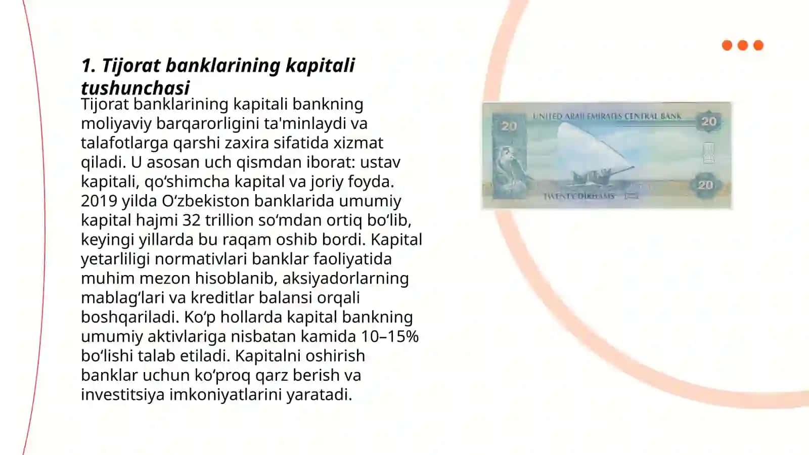 Tijorat banklarining kapitallariga qoyilgan talablar 3