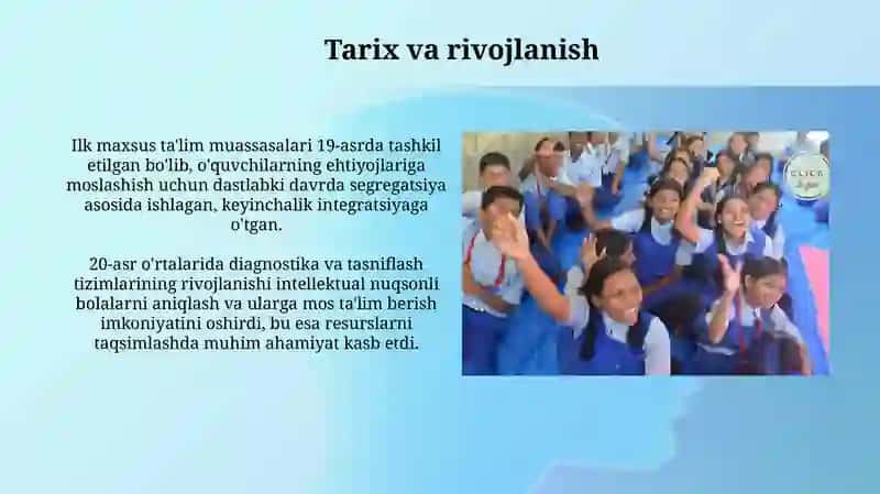 Aqliy rivojlanishda nuqsoni bulgan bolalar uchun ta'lim muasasalari 3