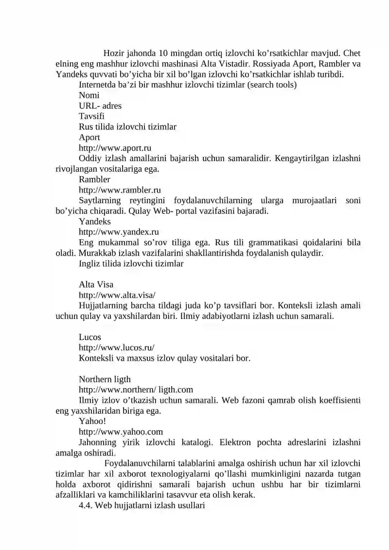 Internetda axborot izlash 3