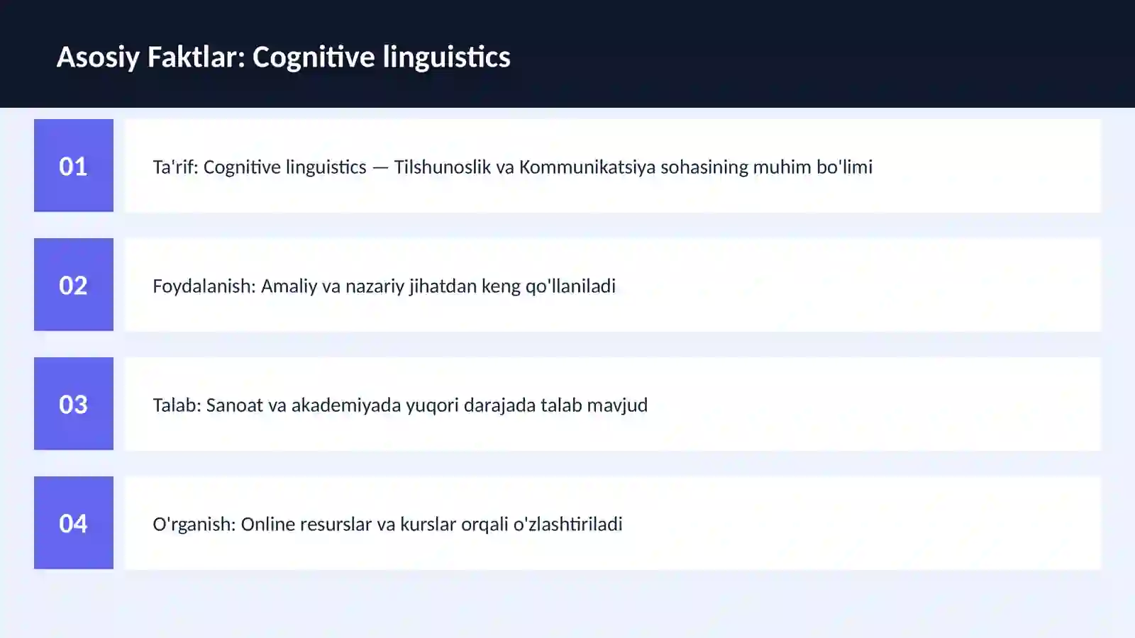 Cognitive linguistics 3