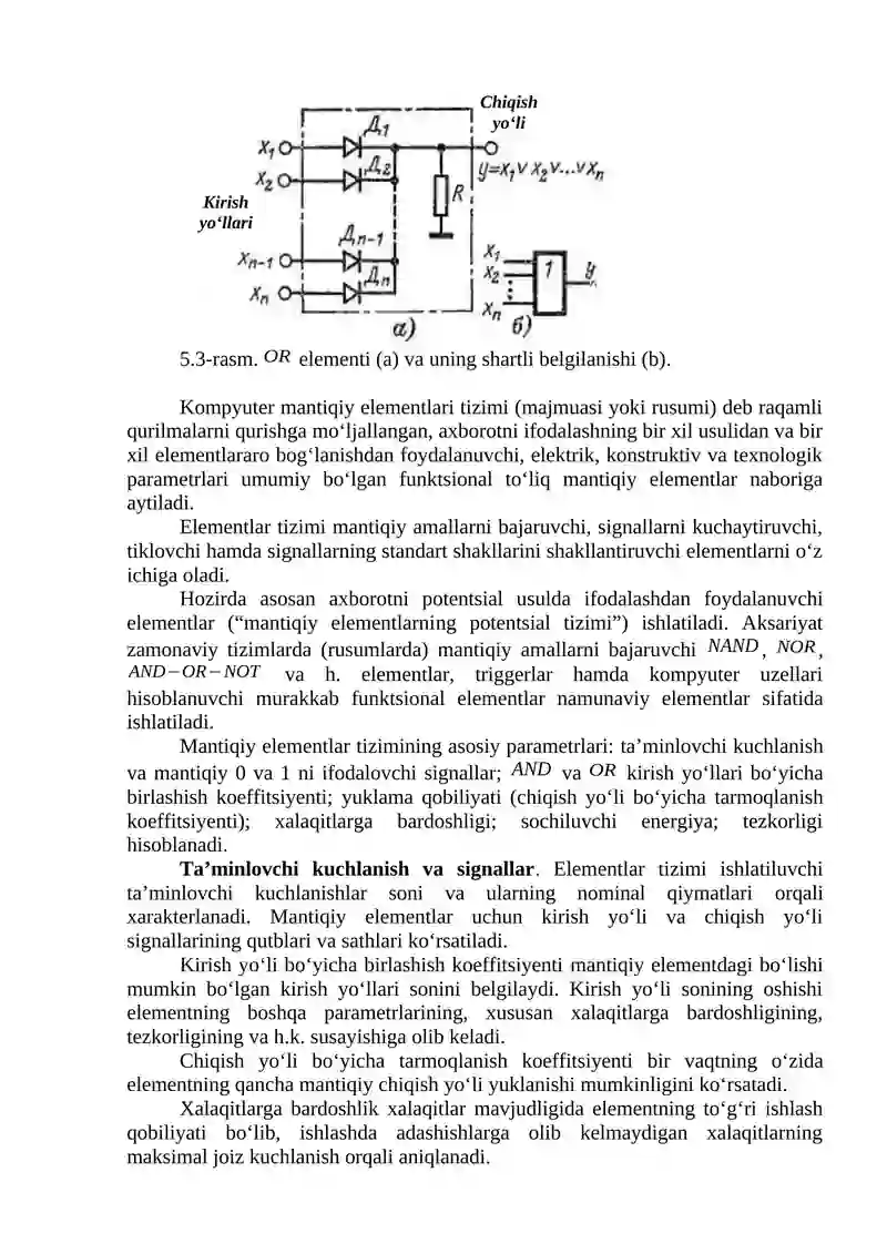 Mantiqiy Elementlar 3