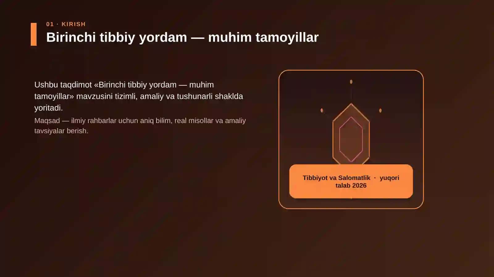Birinchi tibbiy yordam — muhim tamoyillar 3
