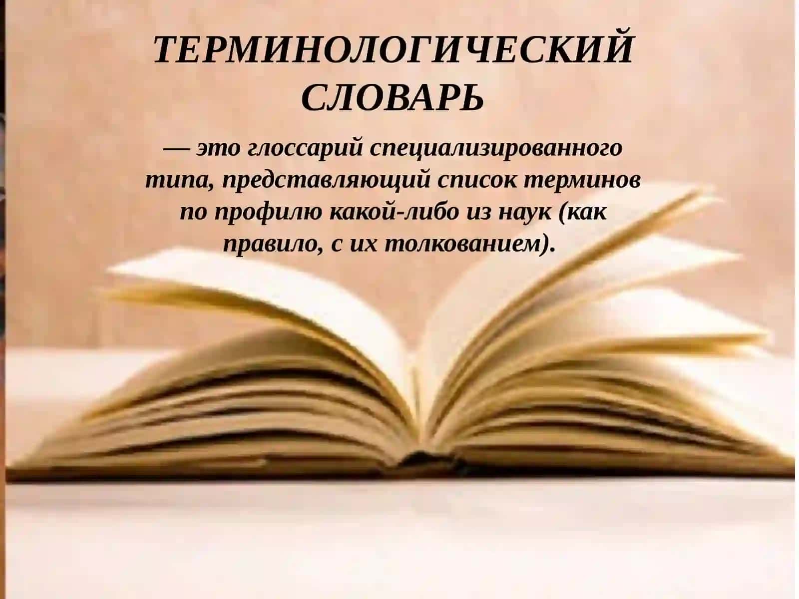 Терминологические словари и справочники. 3