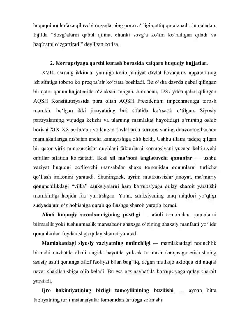 Korrupsiyaga qarshi kurashning huquqiy asoslari 3