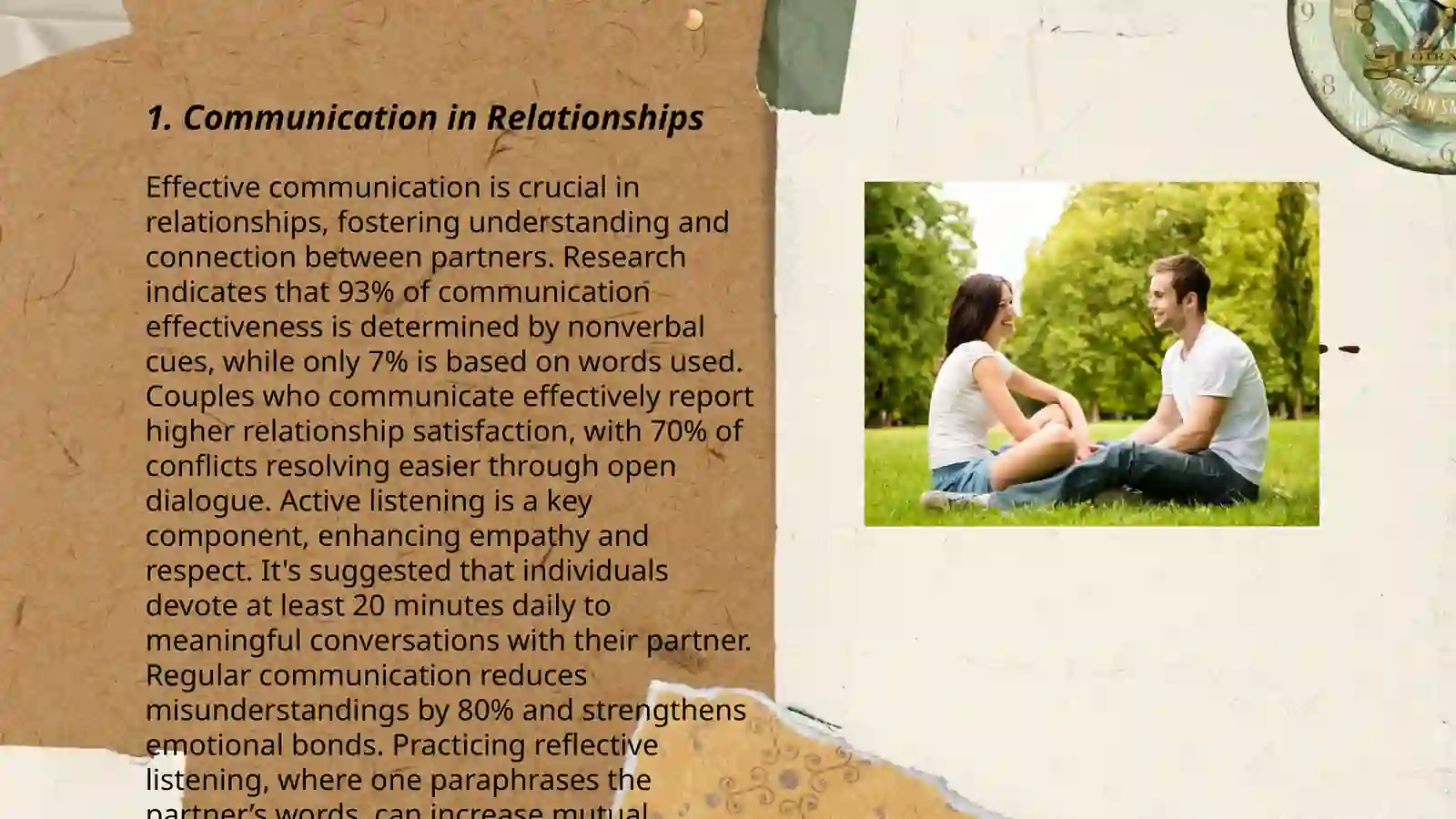 Relationships and Communication 3