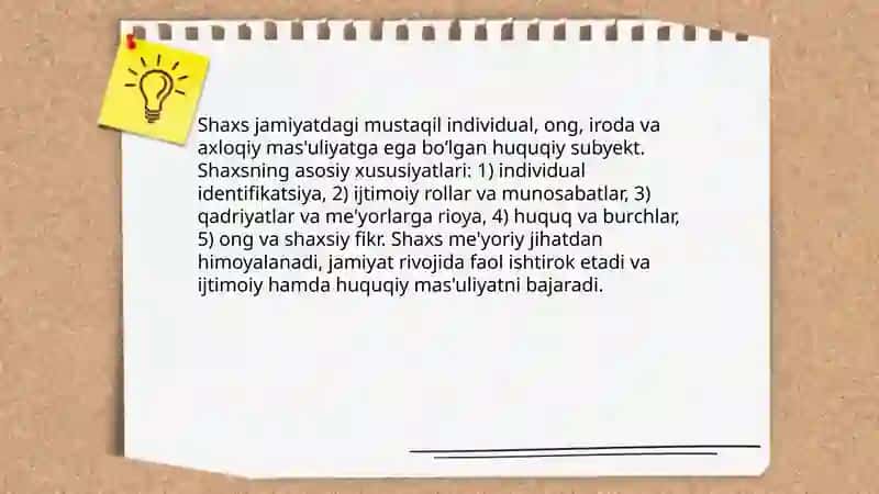Shaxsning identiteti 3