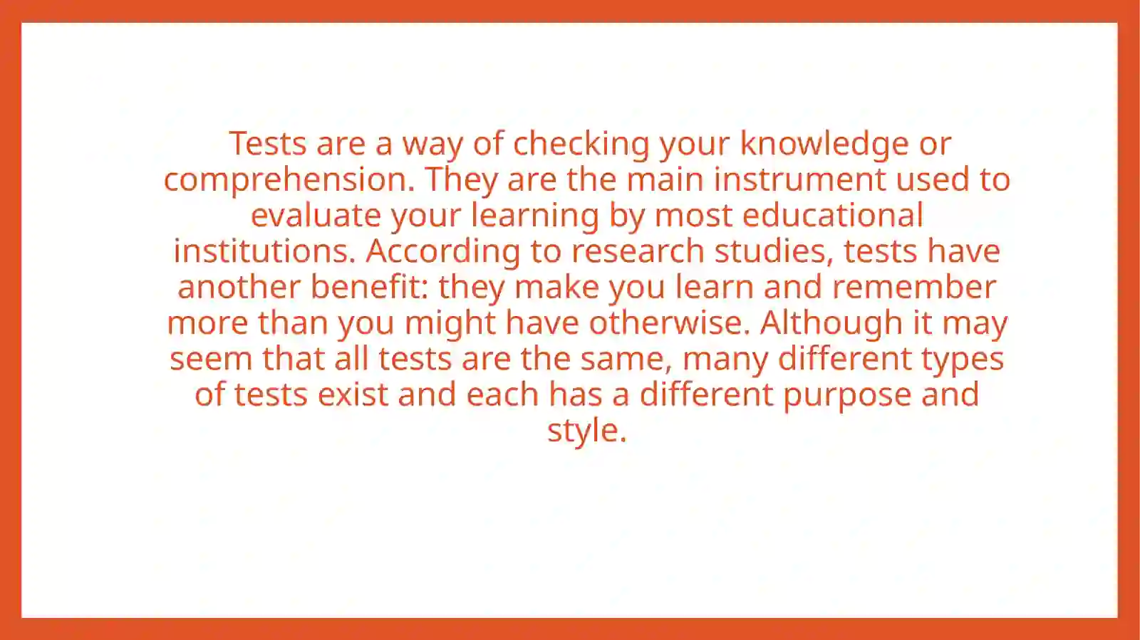 Diagnostic Tests 3