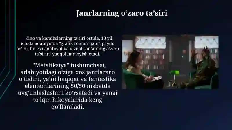 Yangi mavj hikoyanavisligiga adabiyotning tasiri 3
