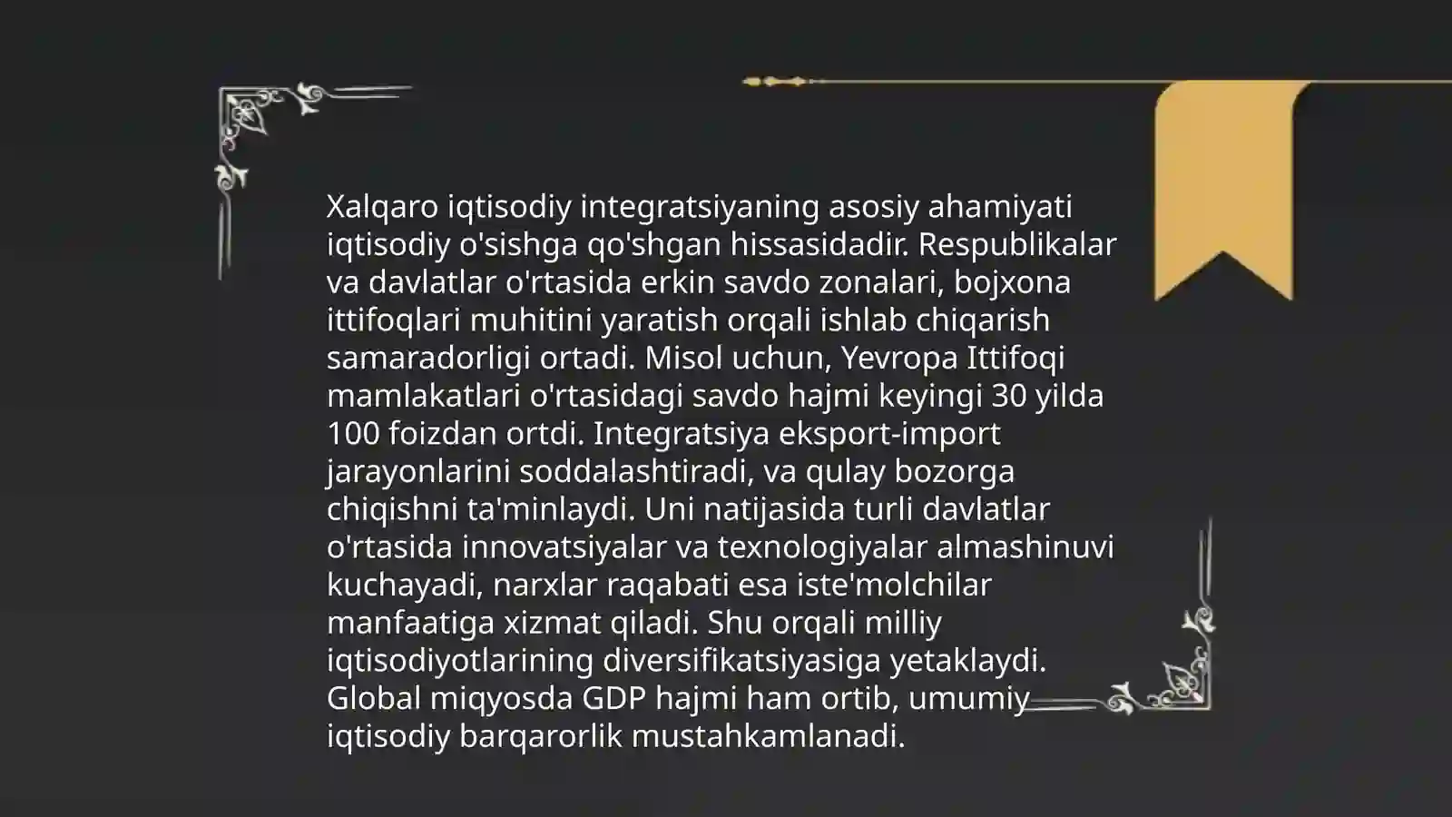 Xalqaro iqtisodiy integratsiya va xalqaro valyuta munosobatlari 3