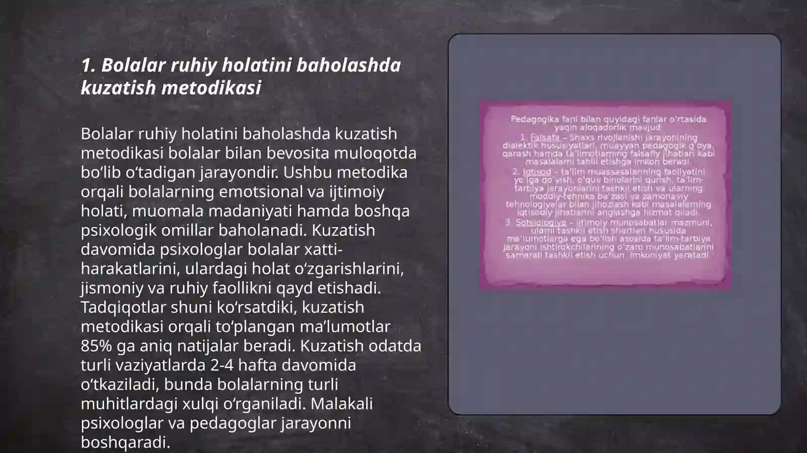 Bolalar ruhiy holatini aniqlashda ilmiy tadqiqot metodlarining roli 3