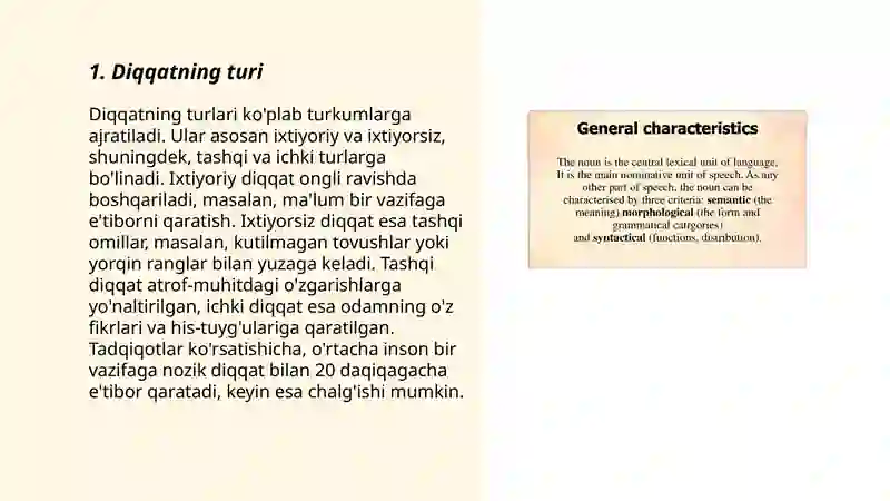 Diqqatning xususiyatlari 3