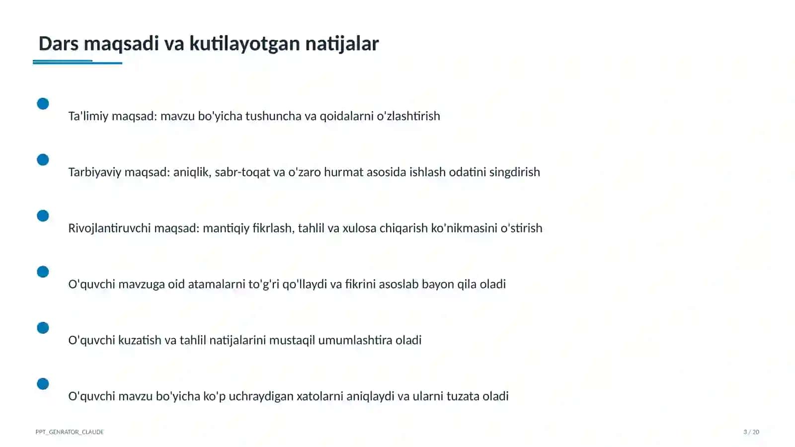 Rus tilida kelishiklar tizimi: umumlashtirish (6-sinf) 3
