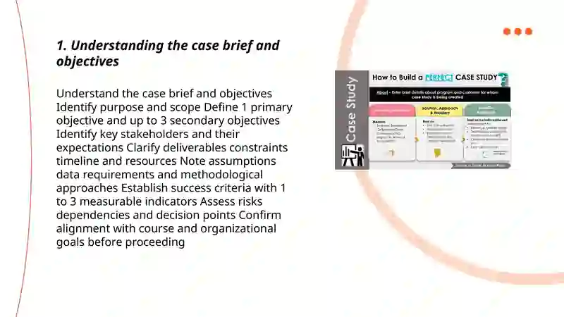 Completing case-study tasks 3