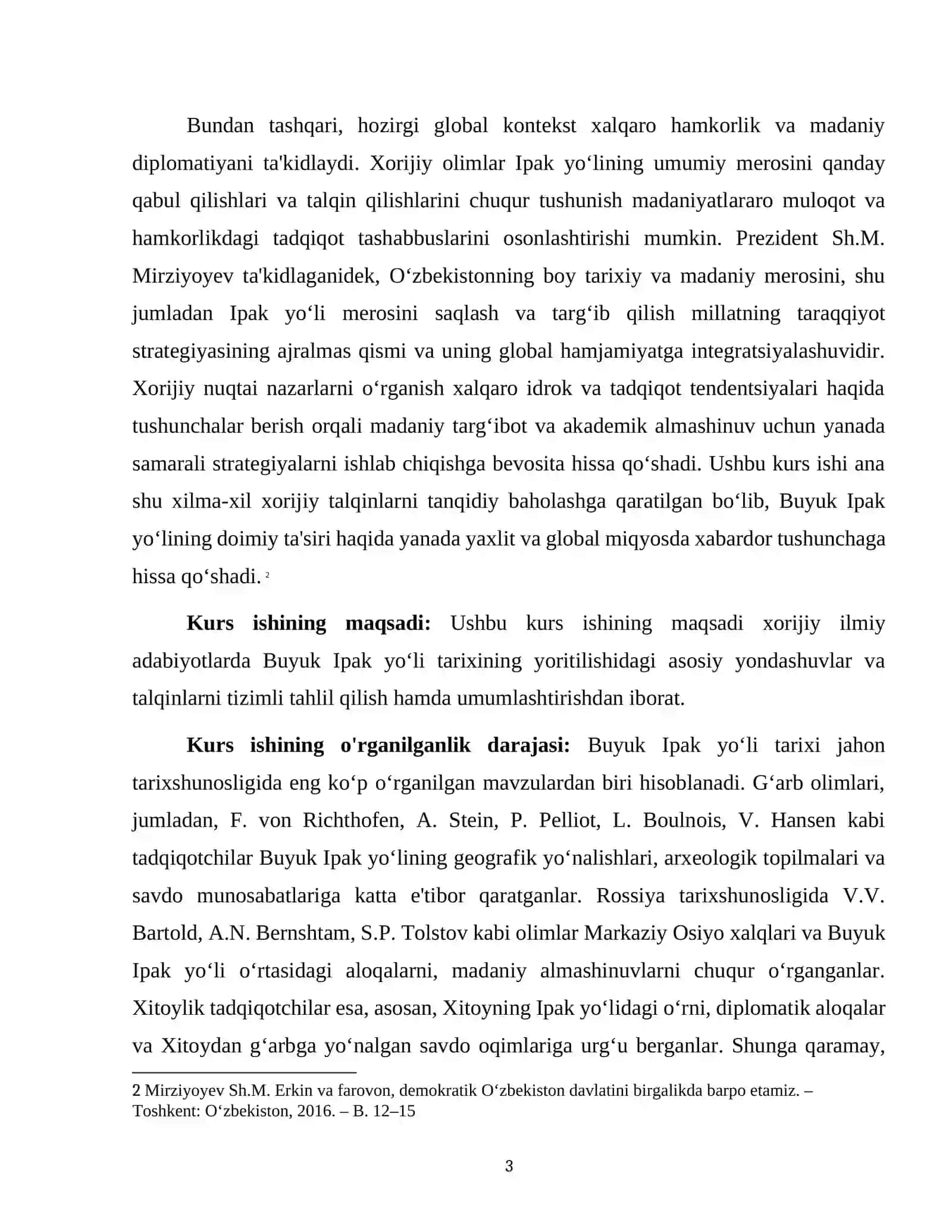 Buyuk Ipak yo’li tarixining yoritilishi 3