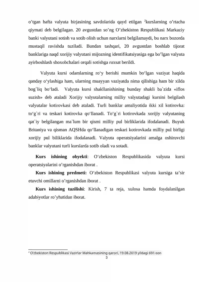 Valyuta kursi 3