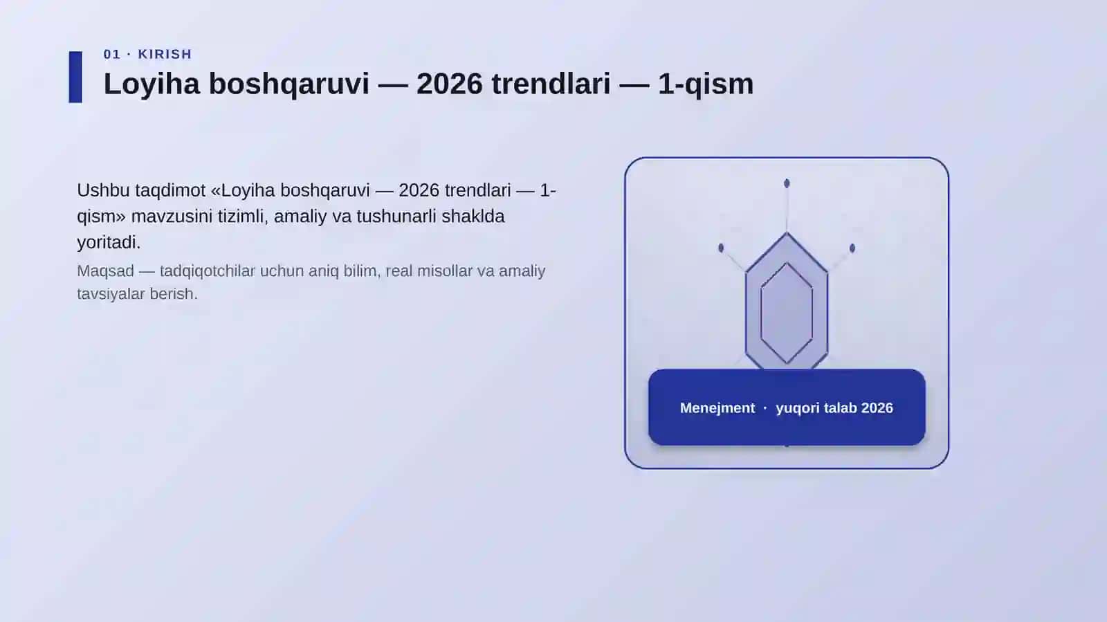 Loyiha boshqaruvi — 2026 trendlari — 1-qism 3