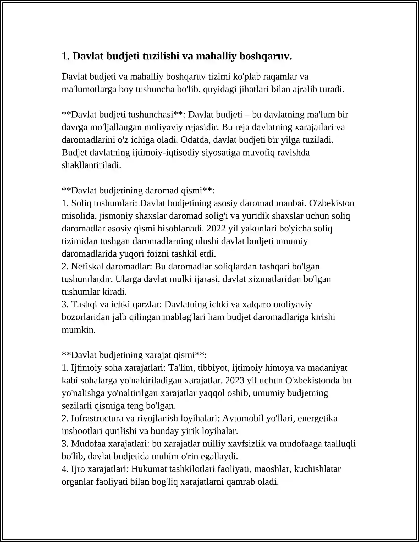 DAVLAT BUDJETIDAN MAXALLIY OʻZ OʻZINI BOSHQARISHGA QILINGAN XARAJATLAR 3