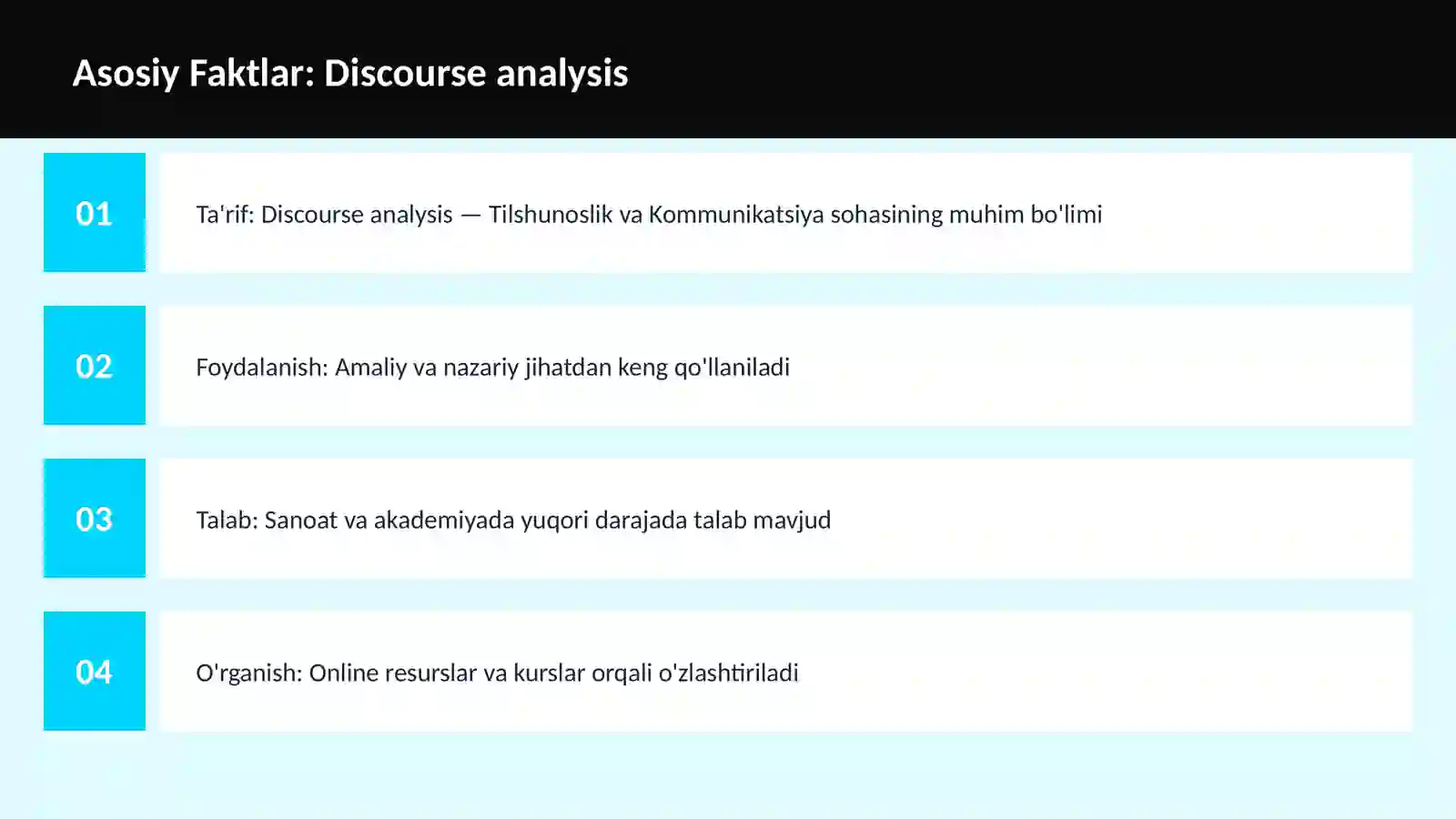 Discourse analysis 3