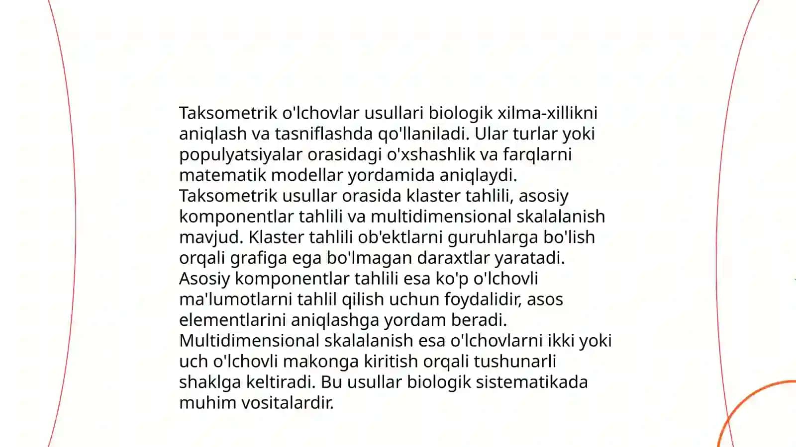 Taxeometrik o'lchovlar usullari 3