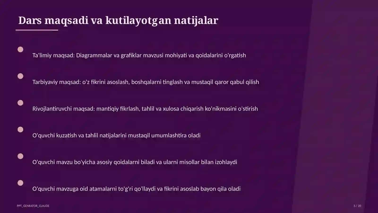 Diagrammalar va grafiklar (6-sinf) 3