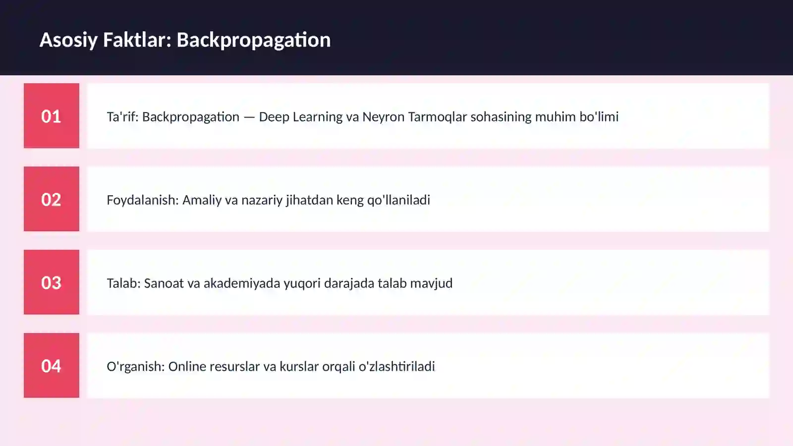 AI | DEEP LEARNING VA NEYRON TARMOQLAR 3
