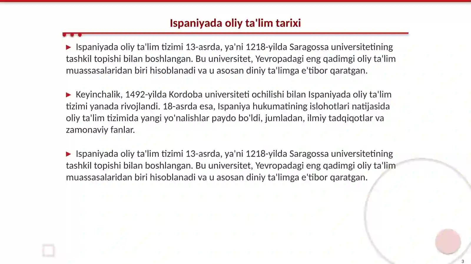 Ispaniyada oliy talim tizimi 3