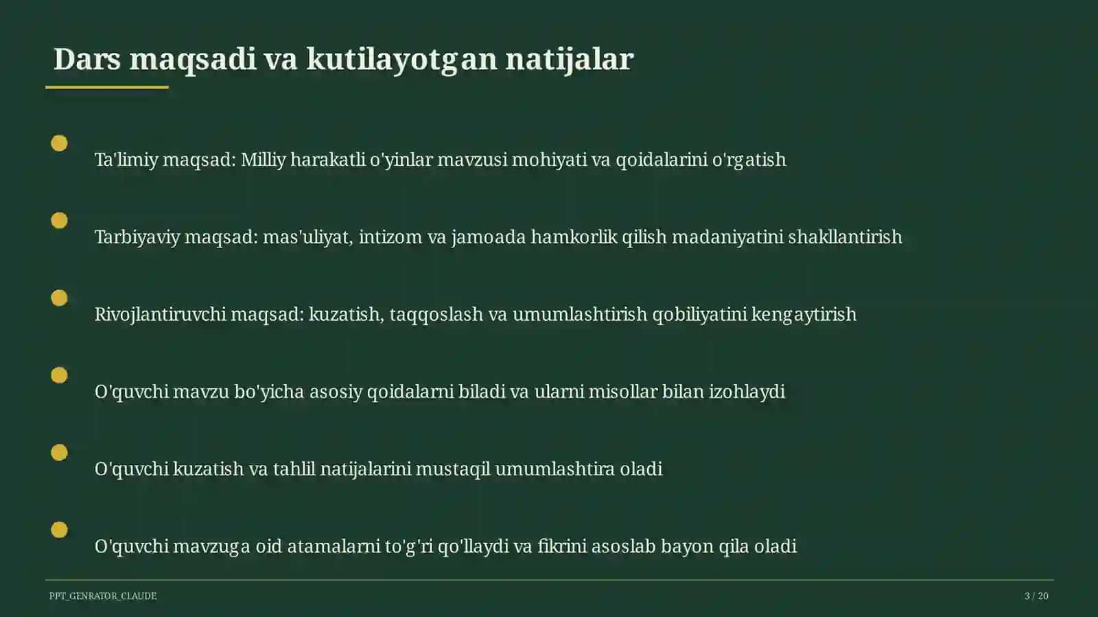 Milliy harakatli o'yinlar (4-sinf) 2