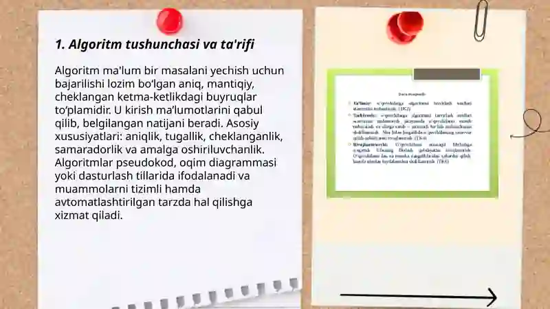 Algoritm haqida tushuncha 3