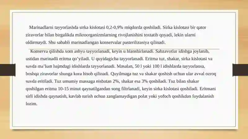 Meva va Sabzavotlarni Sirkalash Texnologiyasi 3