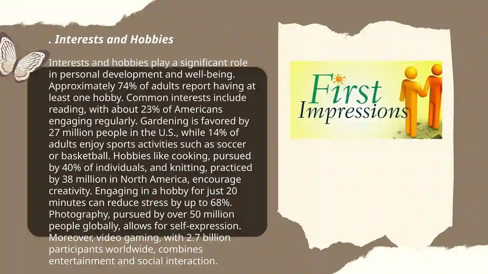 Interests and Hobbies 3