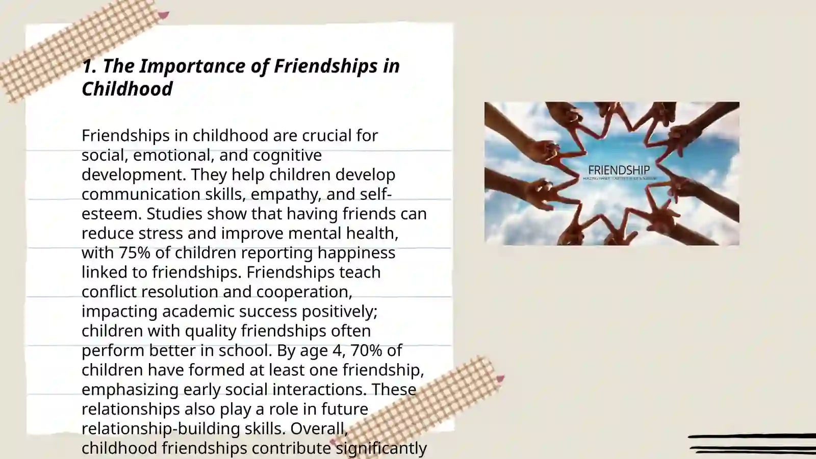 Friendships 3