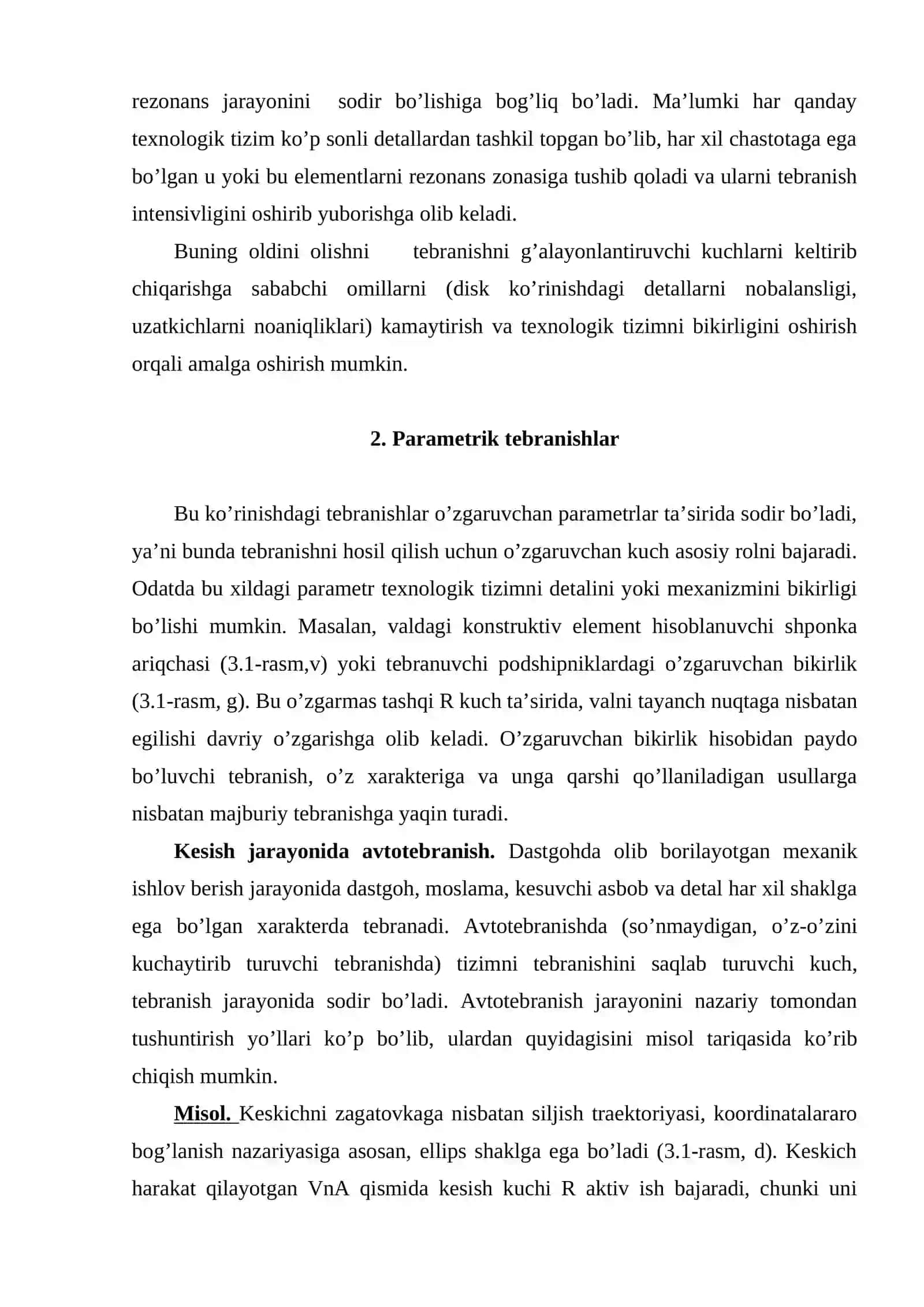 Texnologik tizimlarning yot jarayonlar ta’siriga turg’unligi 3